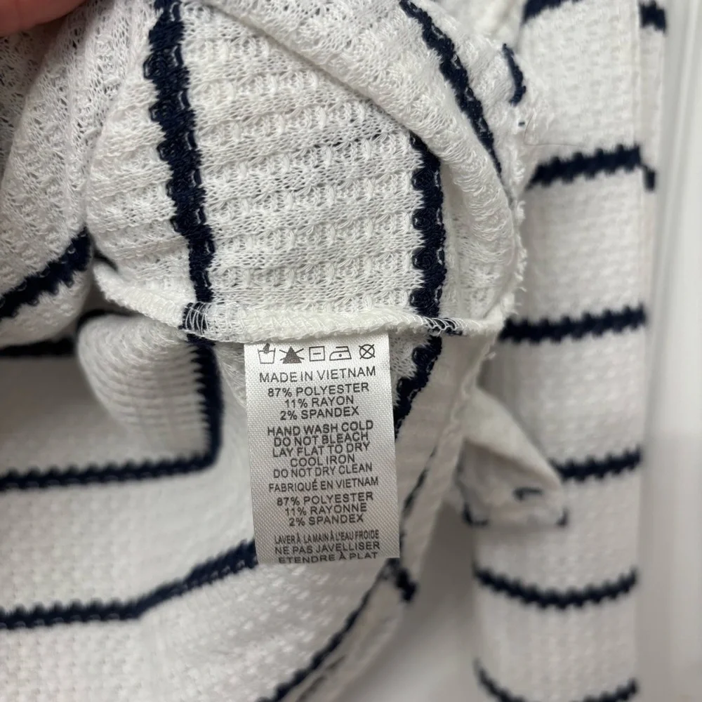 Striped Twist-Front Cardigan | Paper Crane S - Picture 7 of 9
